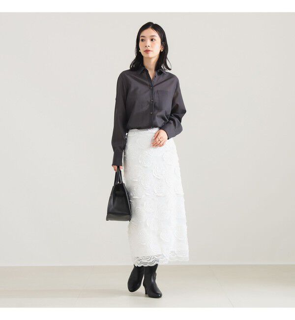 Demi-Luxe BEAMS 「スカラレース タイトスカート」|スカート|