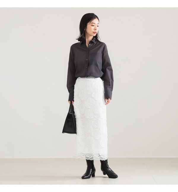 Demi-Luxe BEAMS 「スカラレース タイトスカート」|スカート|