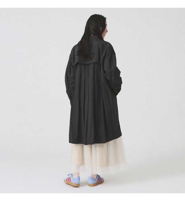 Ray BEAMS 「バック タック スタンドカラー コート（吸水速乾・UVカット）」|ダッフルコート|