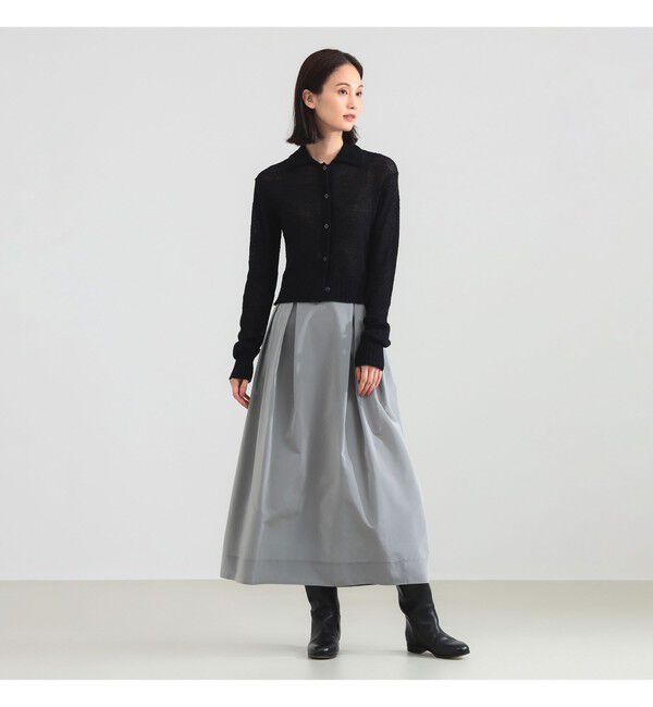 Demi-Luxe BEAMS 「シルバー タックスカート」|スカート|