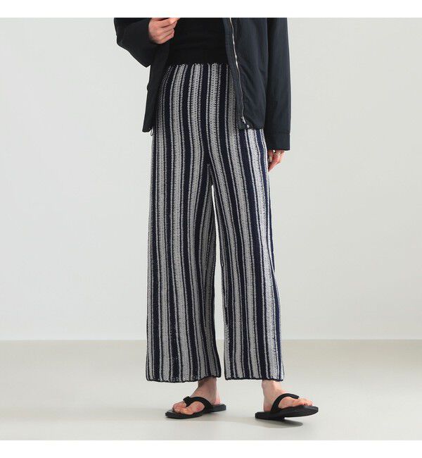 Demi-Luxe BEAMS 「Krochet / コットン クロシェ パンツ」|チノ|