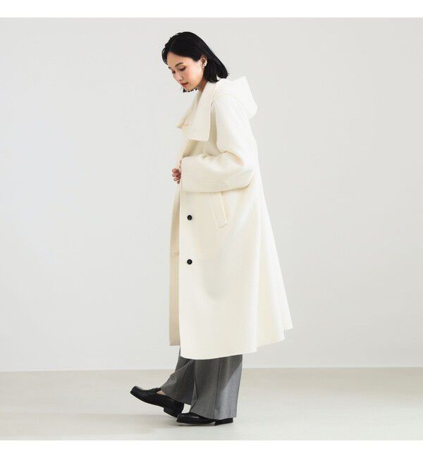 Demi-Luxe BEAMS 「リバー フーディーコート」|ダッフルコート|