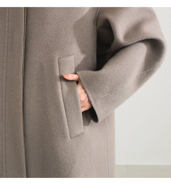 Demi-Luxe BEAMS 「リバー フーディーコート」|ダッフルコート|