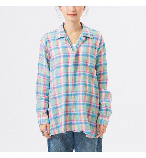 BEAMSBOY「【別注】INDIVIDUALIZED SHIRTS / オープン カラー シャツ」|シャツ・ブラウス|