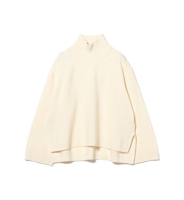 Demi-Luxe BEAMS 「ウール ナイロン ハイネック ニット」|ニット・セーター|