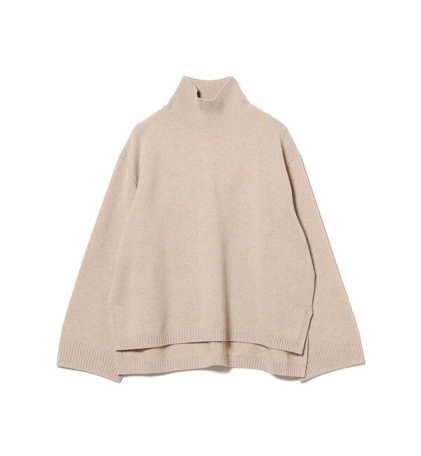 Demi-Luxe BEAMS 「ウール ナイロン ハイネック ニット」|ニット・セーター|