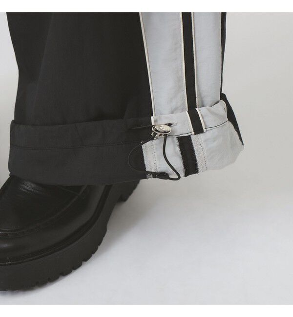 Ray BEAMS 「Wライン トラック パンツ」|チノ|