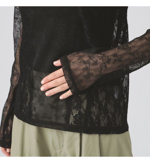 Ray BEAMS 「レース テープ キリカエ Tシャツ」|Tシャツ・カットソー|