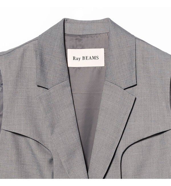 Ray BEAMS 「レイヤード ドロスト ジレ」|ベスト・ジレ|