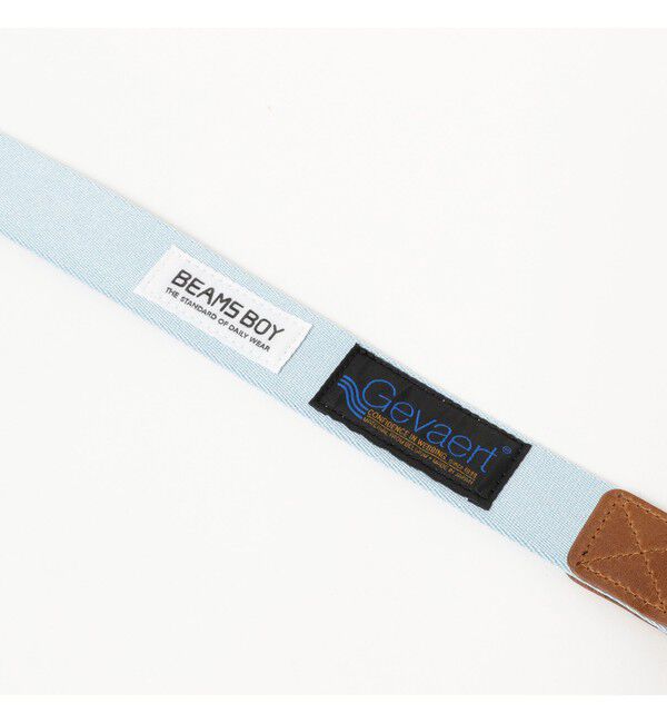 BEAMSBOY「【別注】GEVAERT BANDWEVERIJ / 30mm カラー ライン ベルト」|ベルト|