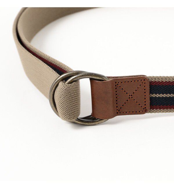 BEAMSBOY「【別注】GEVAERT BANDWEVERIJ / 35mm ストライプ ライン ベルト」|ベルト|