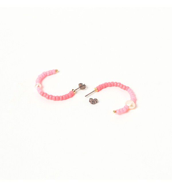 BEAMSBOY「淡水パール &times; ビーズ ピアス」|その他|