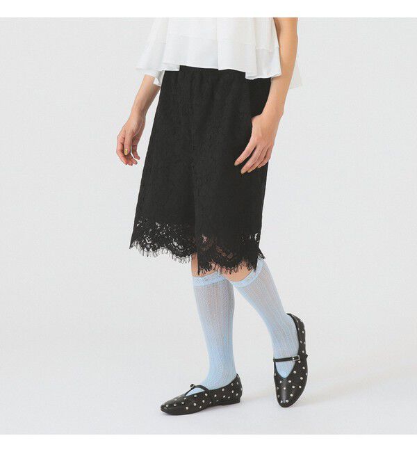 Ray BEAMS 「レース スカラヘム ハーフ パンツ」|その他|