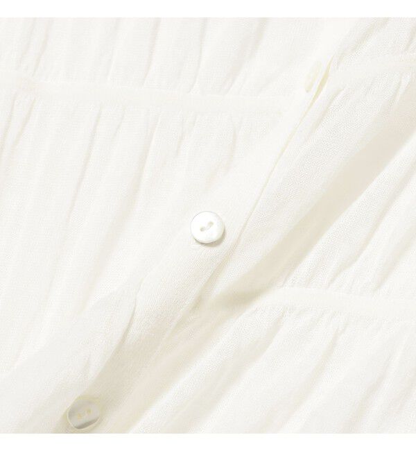 Ray BEAMS 「シアーシャーリング クルーネック カーディガン」|ニット・セーター|