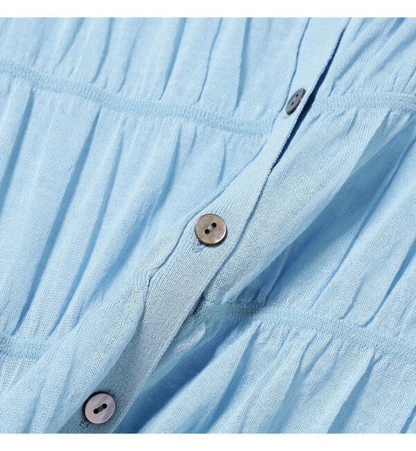 Ray BEAMS 「シアーシャーリング クルーネック カーディガン」|ニット・セーター|