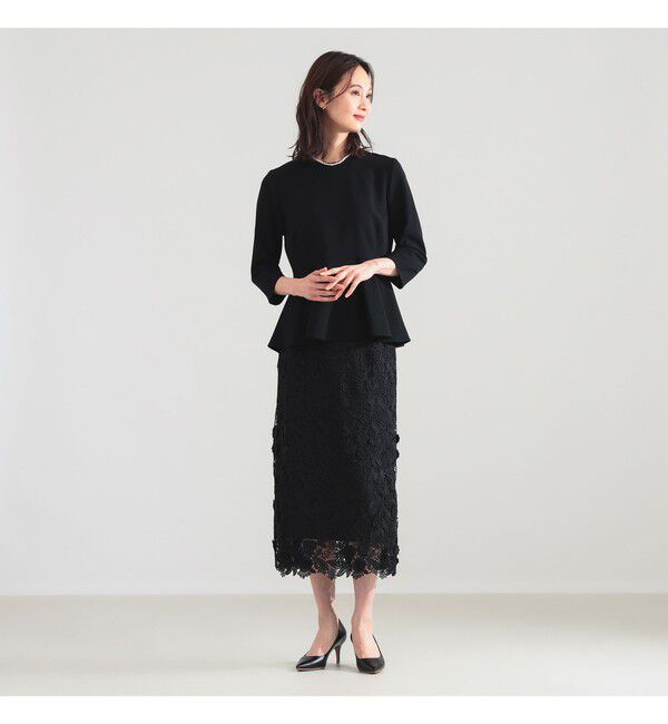 Demi-Luxe BEAMS 「トリアセ ペプラム ブラウス＊」|シャツ・ブラウス|