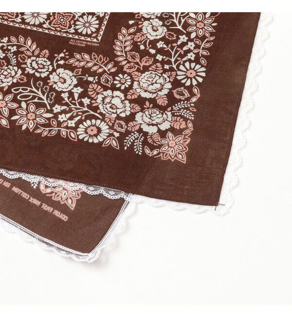 BEAMSBOY「2WAY フラワー バンダナ」|ハンカチ|