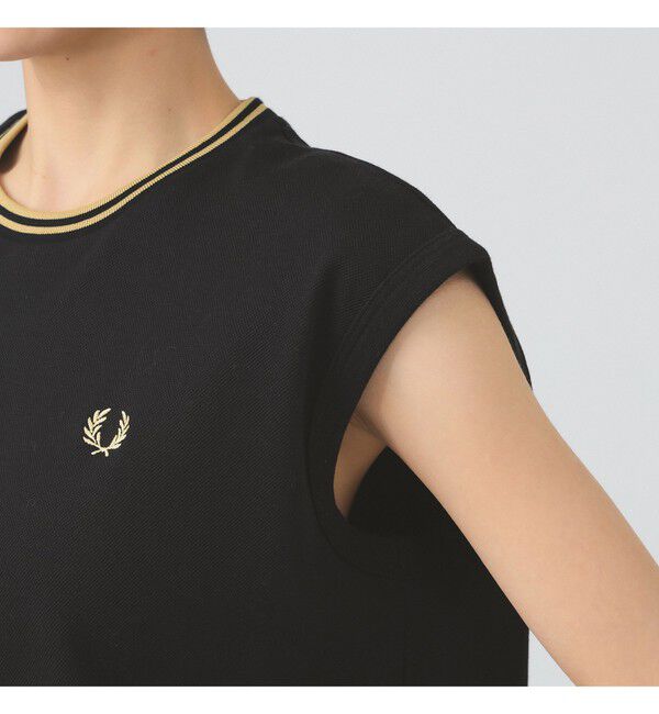 Ray BEAMS 「【別注】FRED PERRY / ティップド ピケ ドレス」|ワンピース|