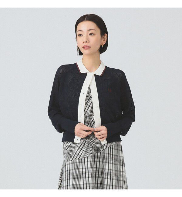 Ray BEAMS 「【別注】FRED PERRY / RIB-KNITTED CARDIGAN」|ニット・セーター|