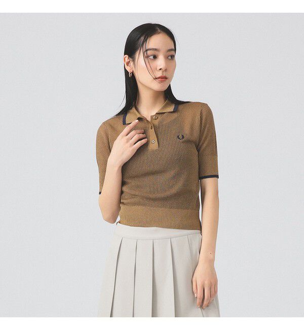 Ray BEAMS 「【別注】FRED PERRY / RIB KNITTED SHIRT」|ニット・セーター|