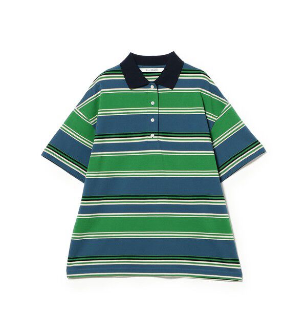 Ray BEAMS 「マルチ ボーダー ビッグ ポロ」|ポロシャツ|