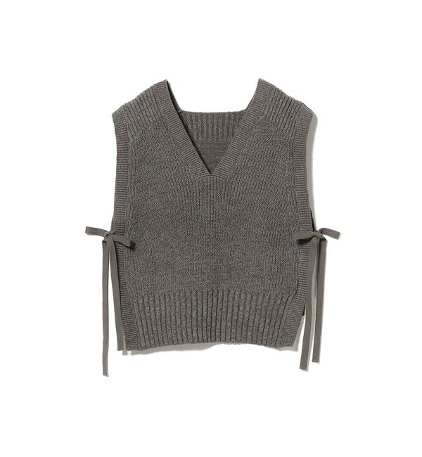 BEAMSBOY「サイド リボン レッドクロス ベスト」|ベスト・ジレ|CHARCOAL.G