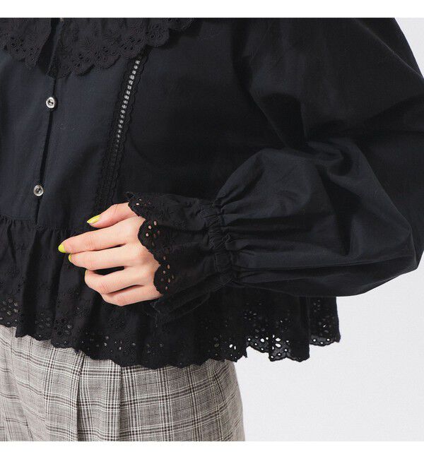 BEAMSBOY「カットワーク ブラウス」|シャツ・ブラウス|