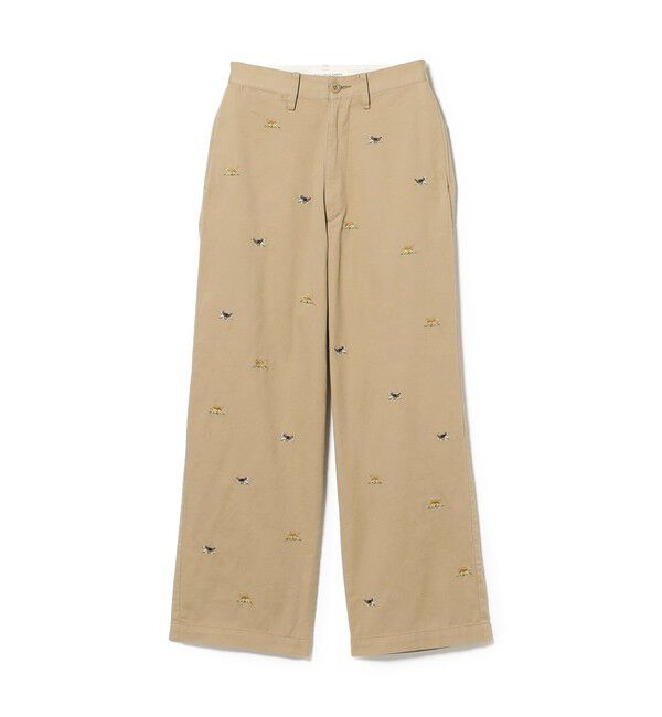 BEAMSBOY「ボーイ ドッグ エンブロイダリー チノ」|チノ|