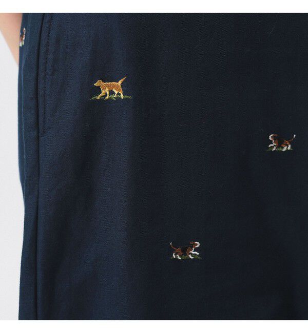 BEAMSBOY「ボーイ ドッグ エンブロイダリー チノ」|チノ|