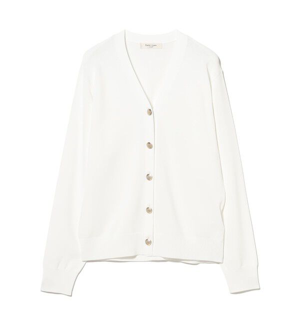 Demi-Luxe BEAMS 「メタルボタン Vネック カーディガン」|ニット・セーター|