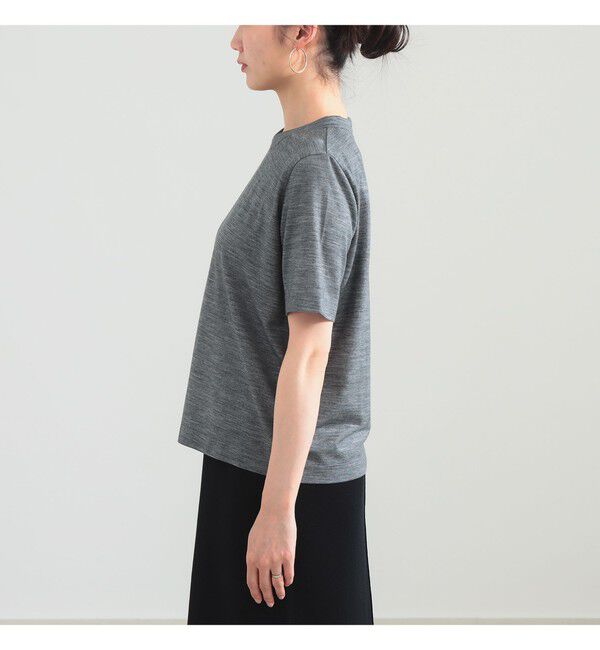 Demi-Luxe BEAMS 「【別注】スタイリスト佐藤佳菜子 &times; SLOANE / ウール混 クルーネック  Tシャツ」|Tシャツ・カットソー|