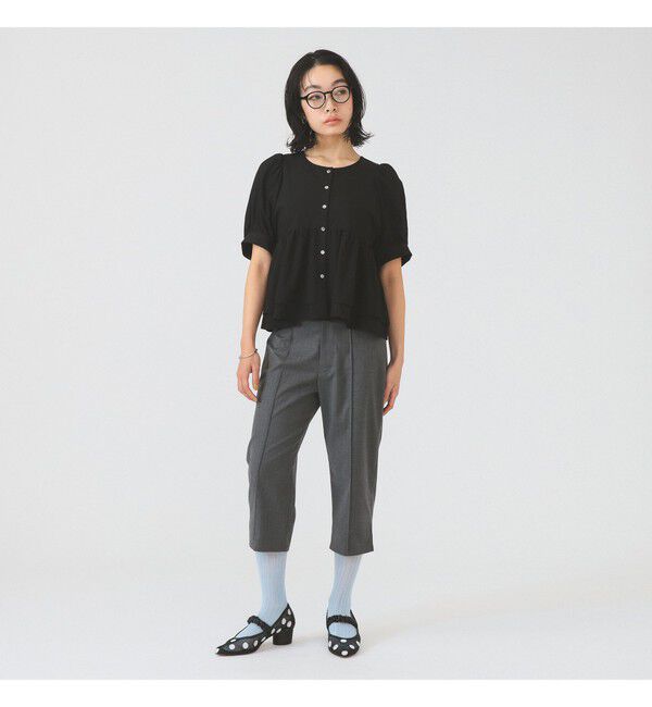 Ray BEAMS 「ティアード 2Way パフ スリーブ ブラウス」|シャツ・ブラウス|