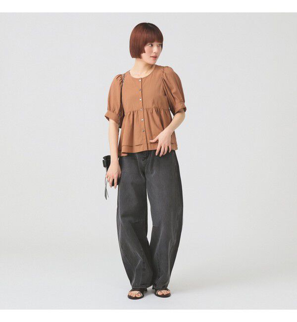 Ray BEAMS 「ティアード 2Way パフ スリーブ ブラウス」|シャツ・ブラウス|