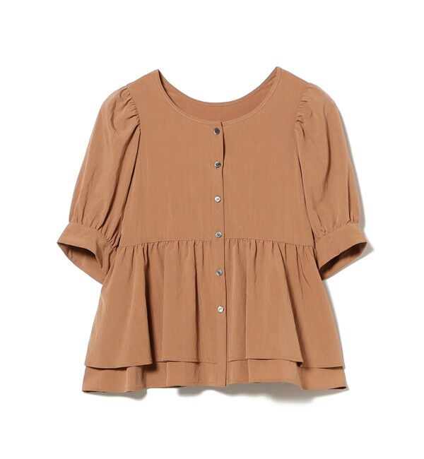 Ray BEAMS 「ティアード 2Way パフ スリーブ ブラウス」|シャツ・ブラウス|