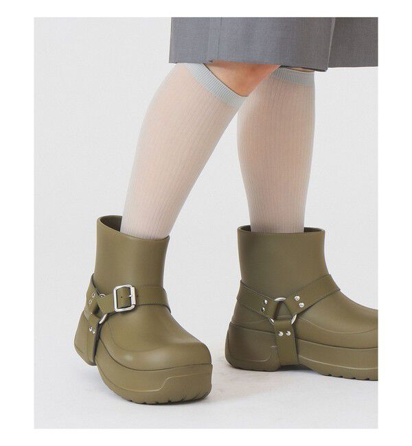 Ray BEAMS 「【WEB限定】SHAKA / オールウェザー リング ブーティー EV」|ロングブーツ|BROWN ARMY