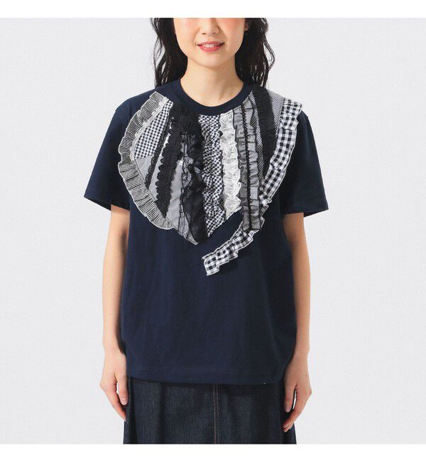 BEAMSBOY「【別注】TORI-TO / 縦フリル Ｔシャツ」|Tシャツ・カットソー|