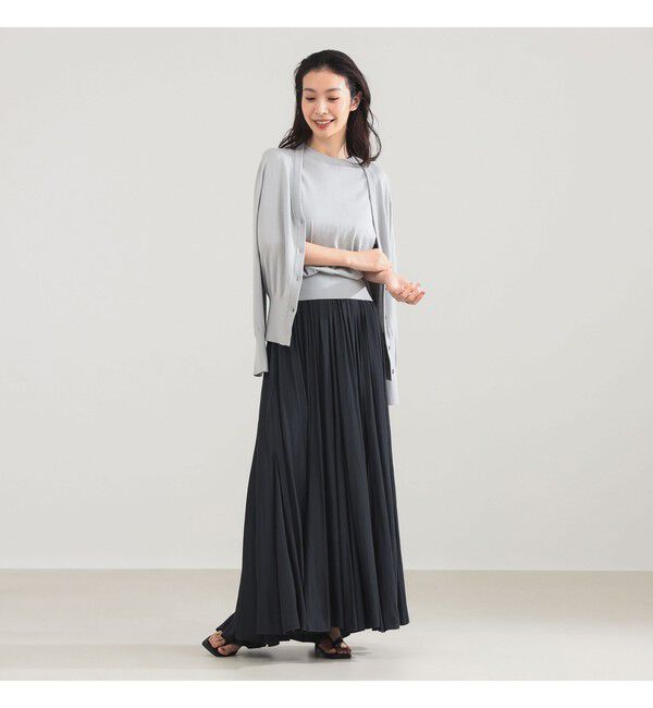 Demi-Luxe BEAMS 「AK+1 / 16ゲージ スビンコットン ノースリーブ ニット」|ニット・セーター|