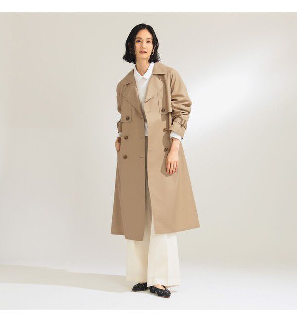 Demi-Luxe BEAMS 「ライト ツイル トレンチコート」|ダッフルコート|BEIGE