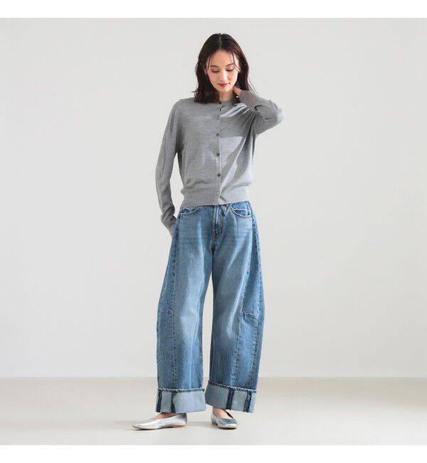 Demi-Luxe BEAMS 「シルク クルーネック カーディガン」|ニット・セーター|