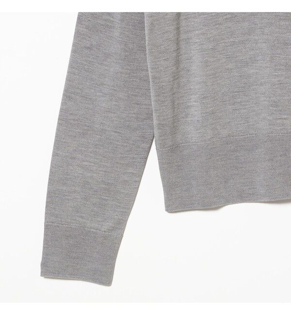 Demi-Luxe BEAMS 「シルク クルーネック カーディガン」|ニット・セーター|