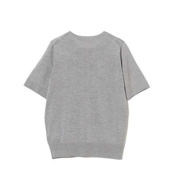 Demi-Luxe BEAMS 「シルク ハーフスリーブ プルオーバー」|ニット・セーター|