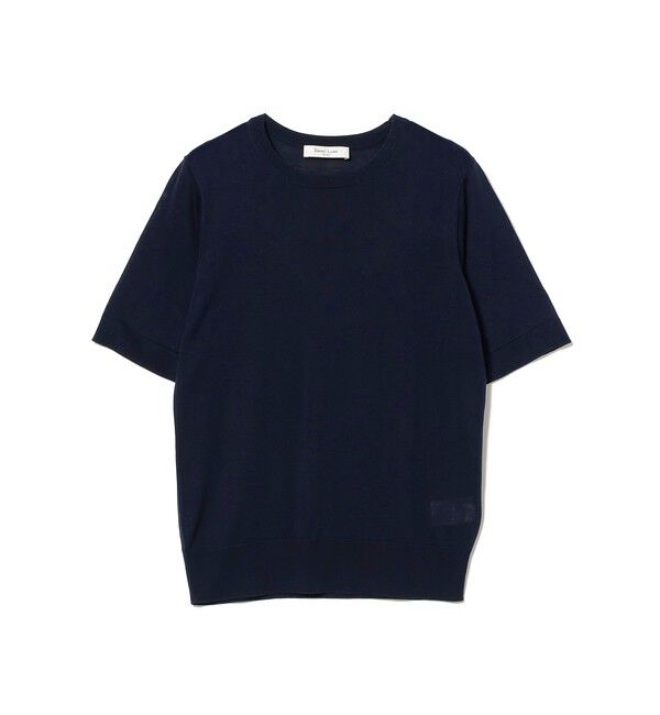 Demi-Luxe BEAMS 「シルク ハーフスリーブ プルオーバー」|ニット・セーター|