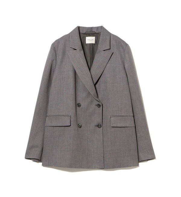 Demi-Luxe BEAMS 「ダブルブレスト ジャケット」|ダッフルコート|CHARCOAL.GREY
