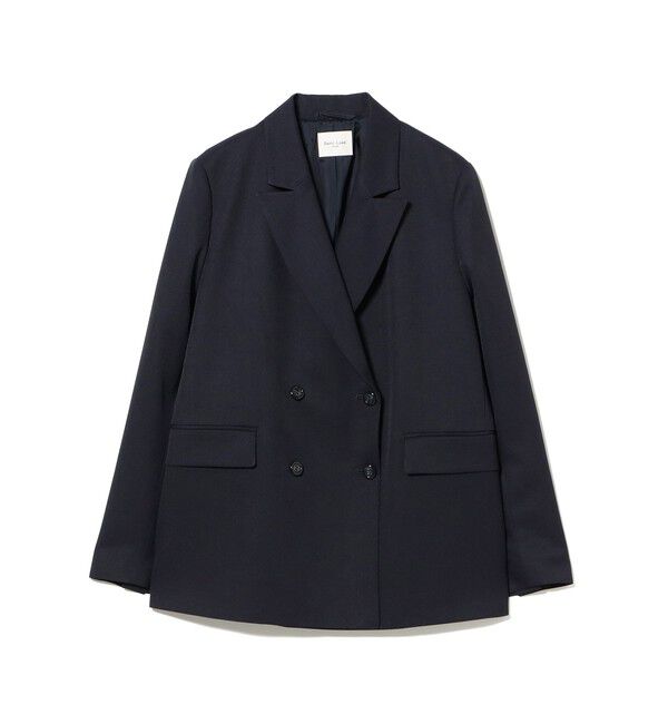Demi-Luxe BEAMS 「ダブルブレスト ジャケット」|ダッフルコート|NAVY