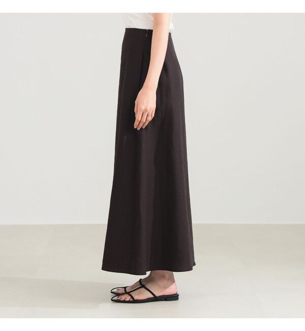 Demi-Luxe BEAMS 「シンプル リネン スカート .M」|スカート|