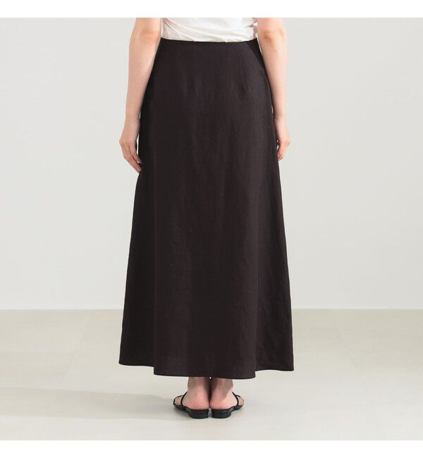 Demi-Luxe BEAMS 「シンプル リネン スカート .M」|スカート|