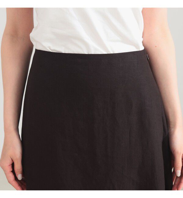 Demi-Luxe BEAMS 「シンプル リネン スカート .M」|スカート|