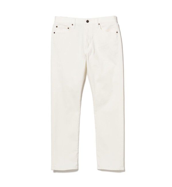 BEAMS PLUS「5 ポケット テーパード ピケ パンツ」|チノ|