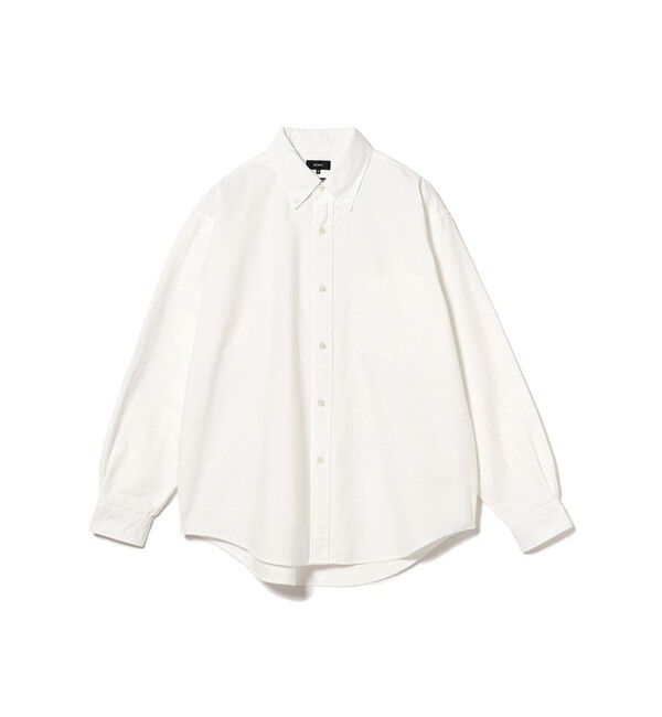 BEAMS「ヘビーオックスフォード ボタンダウンシャツ」|シャツ・ブラウス|WHITE