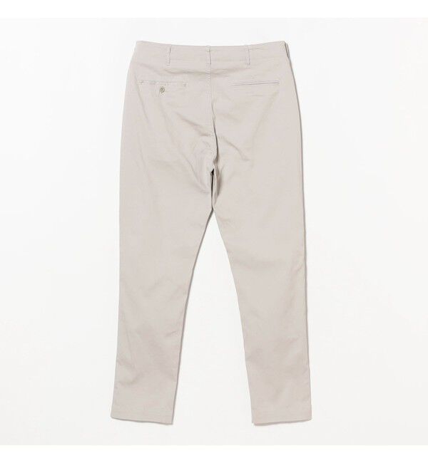 BEAMS「コットンピケ ストレッチ テーパード パンツ」|チノ|